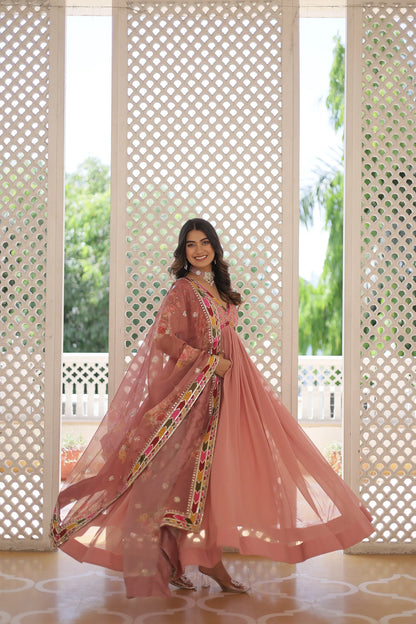 PREMIUM DESIGNER GOWN WITH DUPATTA(WARED342)