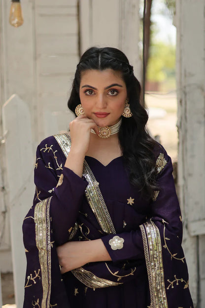 PREMIUM DESIGNER GOWN WITH DUPATTA(WD44)