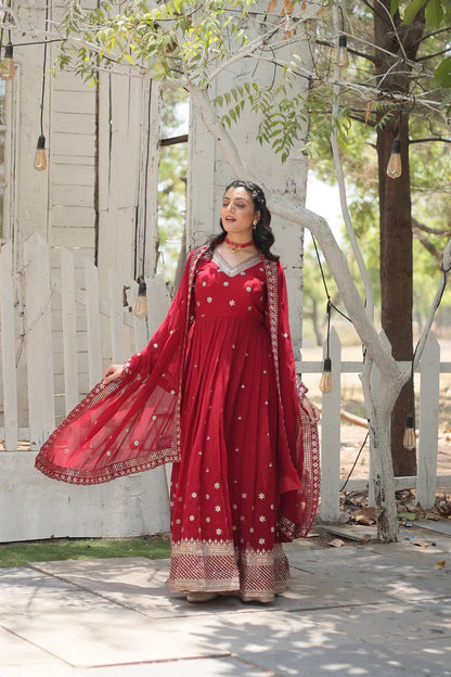 PREMIUM DESIGNER GOWN WITH DUPATTA(WD24) (01)
