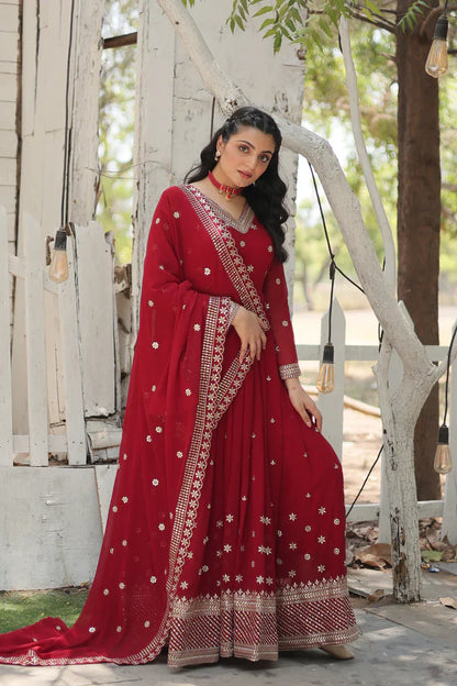 PREMIUM DESIGNER GOWN WITH DUPATTA(WD24) (01)