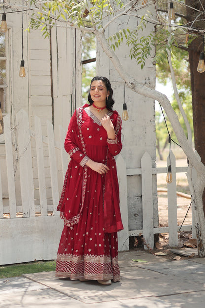 PREMIUM DESIGNER GOWN WITH DUPATTA (WDN21)