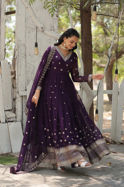 PREMIUM DESIGNER GOWN WITH DUPATTA(WD24)