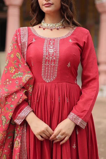 FESTIVAL SPECIAL SEQUINS EMBROIDERES GOWN WITH DUPATTA(WD22) (03)