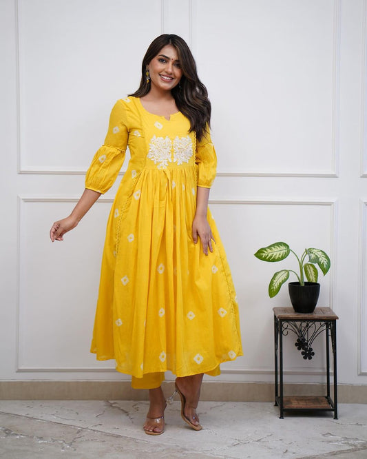 Enjoy New Premium Kurta Pant set with Premium Cotton Fabric ❤️(SWCD09)