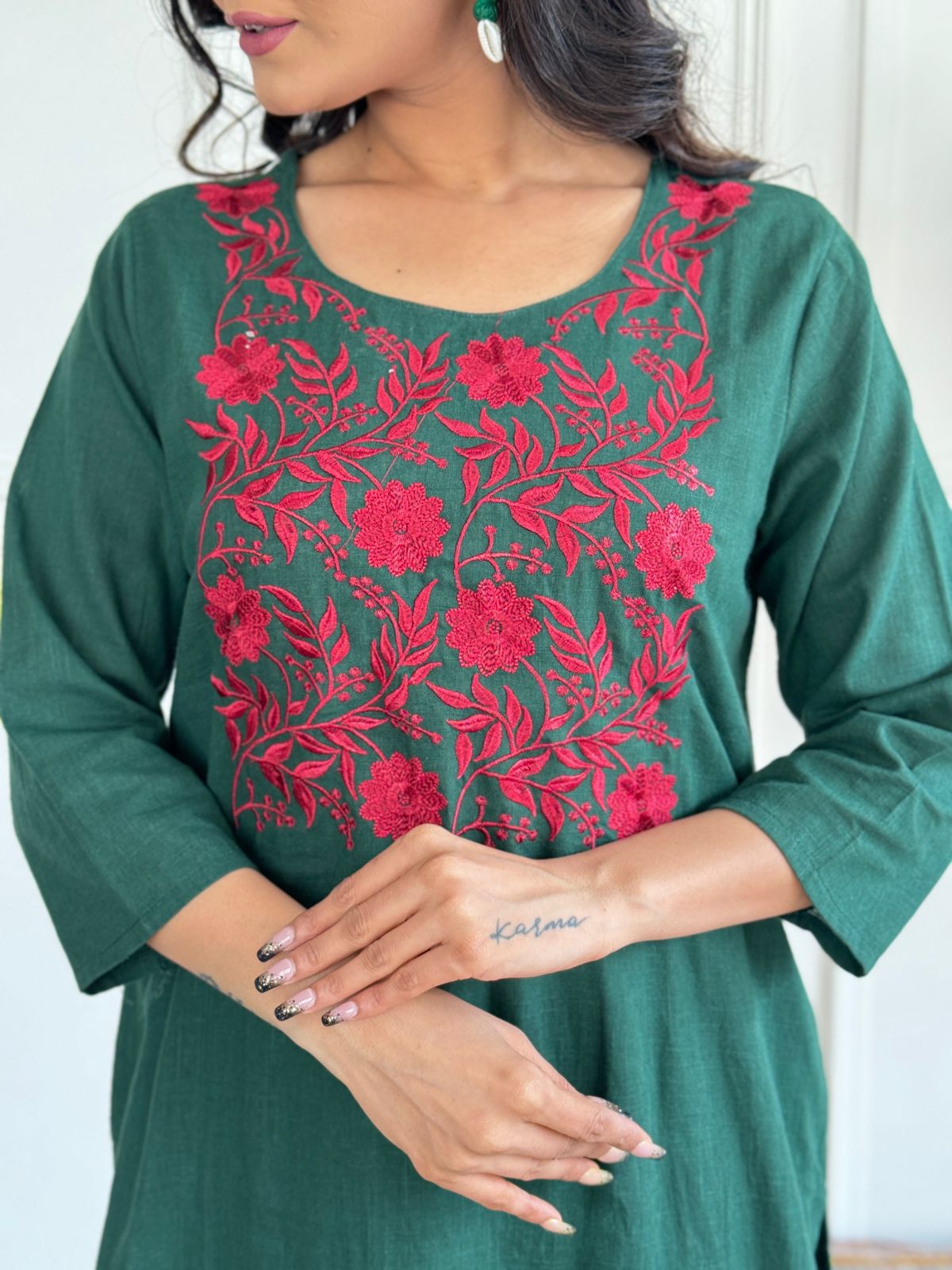 Feel the elegance and comfort merge in our artisan-crafted handloom khadi cotton suit! 🌹😍(WARED303)