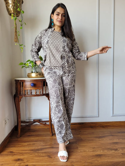 🤩Elevate your casual style with this cotton co-ord set🤩 NFRD102