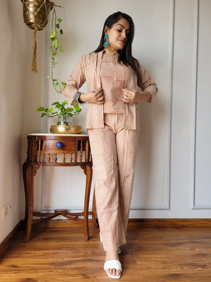 🤩Elevate your casual style with this cotton co-ord set🤩 NFRD102