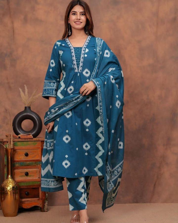 🌸KURTA PENT WITH DUPATTA SUIT SET🌸(WARED211)