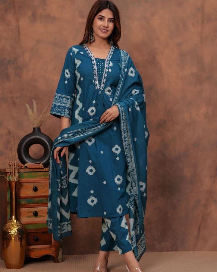🌸KURTA PENT WITH DUPATTA SUIT SET🌸(WARED211)