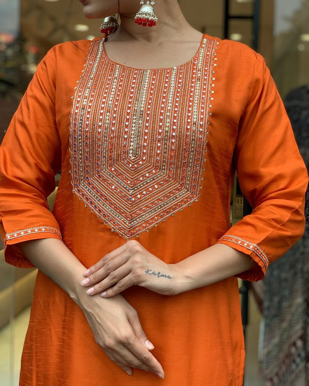 NEW beautiful 🤩 HEAVY FULLY STITCHIED 3 pic SUIT SET(WARED197)