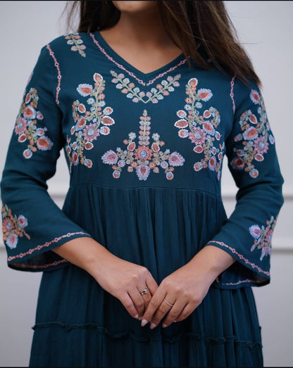 stylish Embroidery work slavees set perfect for your wardrobe ☺️ 🫶🏻(WACD81)