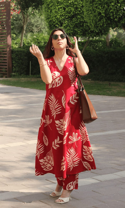 These outfits feature a stylish and comfortable kurti set with the following details(WACD87)