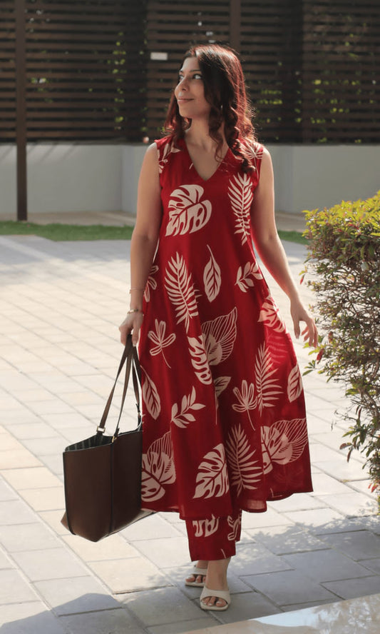 These outfits feature a stylish and comfortable kurti set with the following details(WACD87)