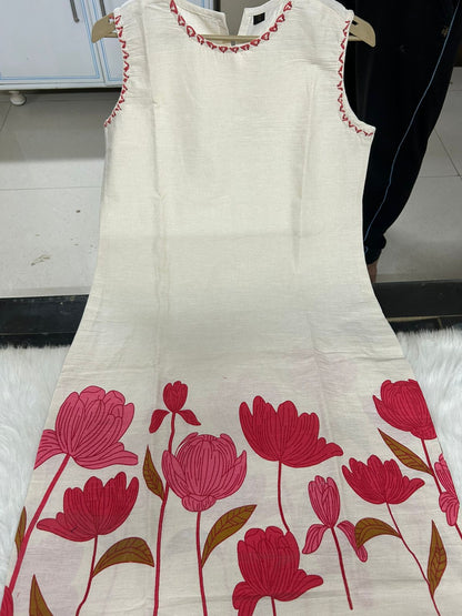 ✨✨ *Cotton flex premium qualities Premium flex print on kurta(WACD121)