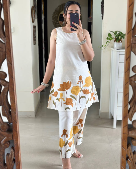 ✨✨ *Cotton flex premium qualities Premium flex print on kurta(WACD120)