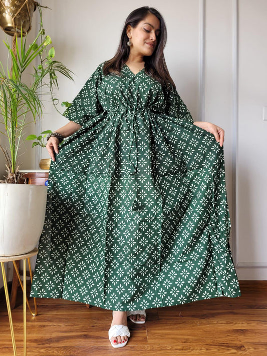 Exclusive New  Added Hand Block printed KAFTAN 🔸️Authentic PRINT, with natural colours. 19