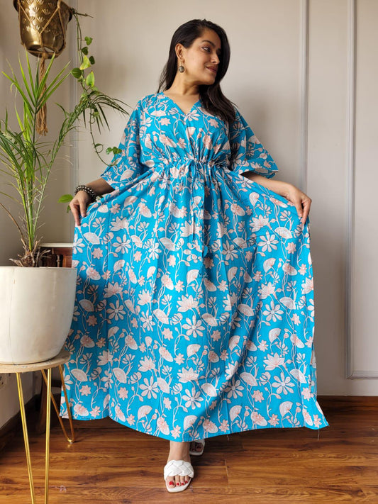 Exclusive New  Added Hand Block printed KAFTAN 🔸️Authentic PRINT, with natural colours. 11