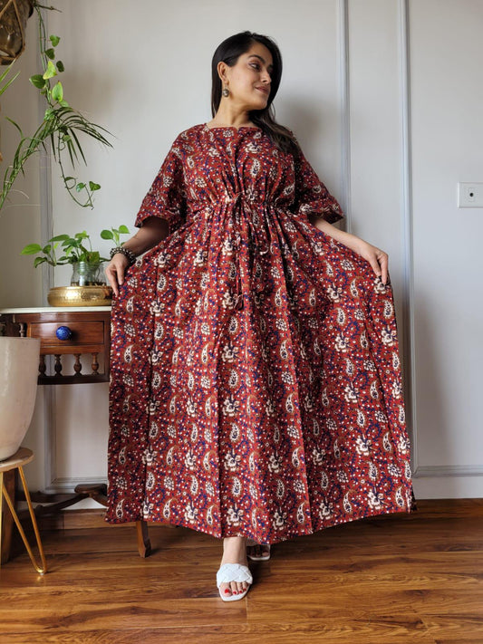 Exclusive New  Added Hand Block printed KAFTAN 🔸️Authentic PRINT, with natural colours. 13