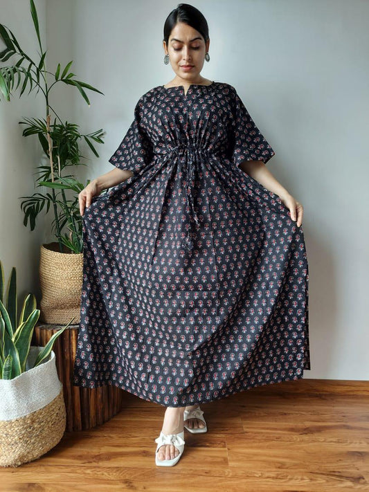Exclusive New  Added Hand Block printed KAFTAN 🔸️Authentic PRINT, with natural colours. 7
