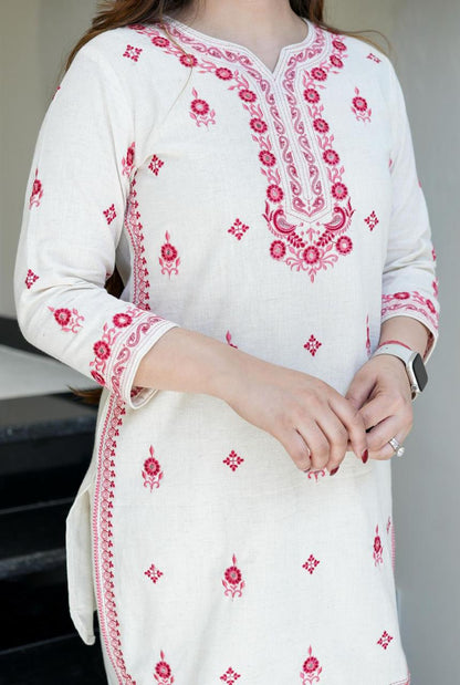 gathering Flattering Pure cotton hand embroidery(WACD125)