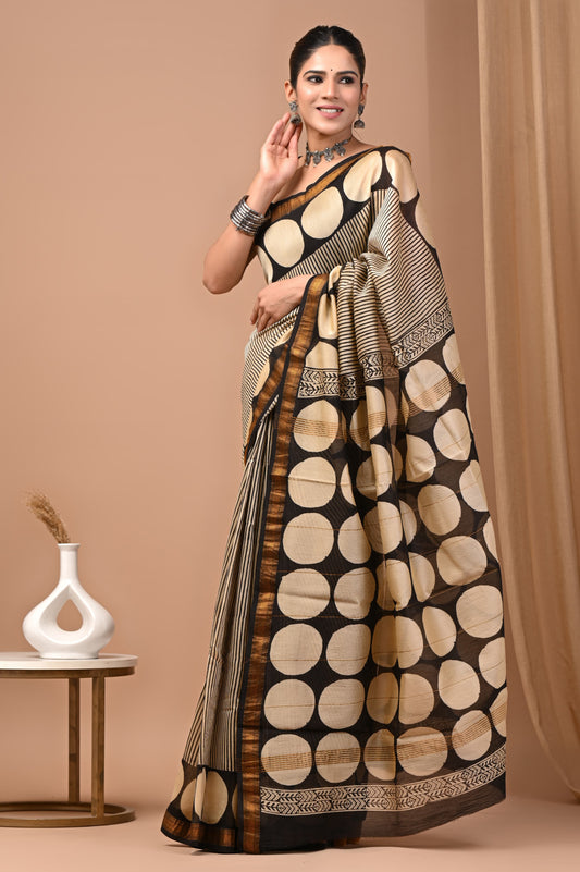 Premium Maheshwari Silk Saree (SWSRMAH86)