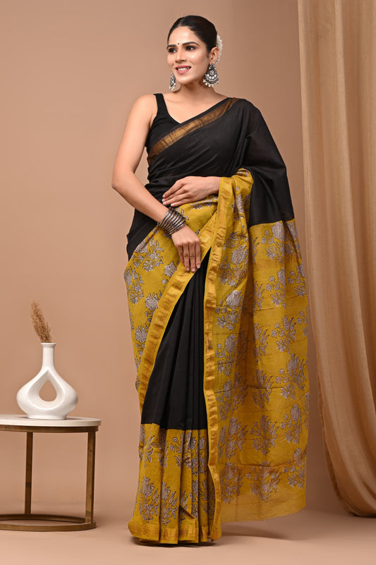 Premium Maheshwari Silk Saree (SWSRMAH83)