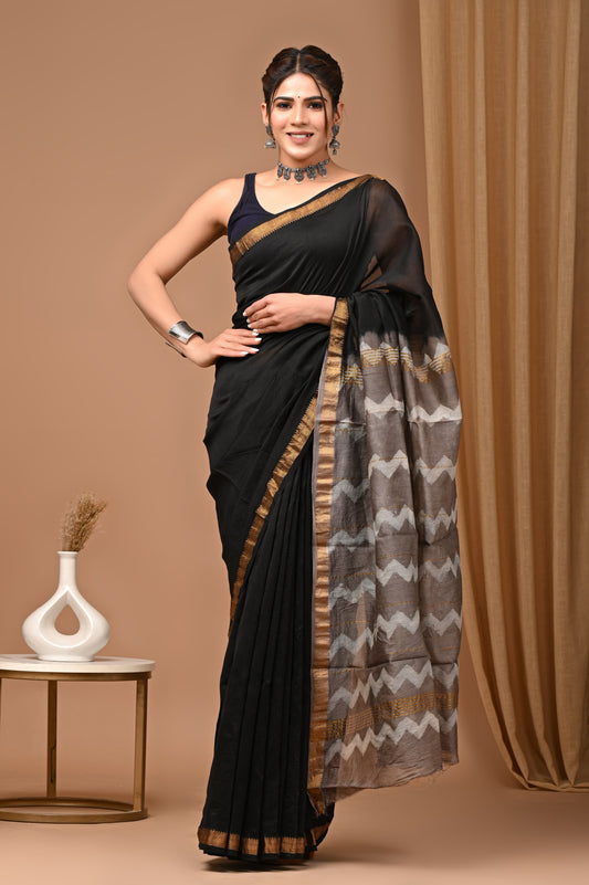 Premium Maheshwari Silk Saree (SWSRMAH74)