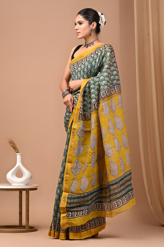 Premium Maheshwari Silk Saree (SWSRMAH70)