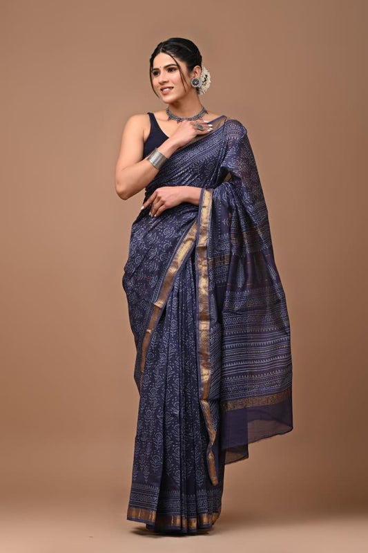 Premium Maheshwari Silk Saree (SWSRMAH11)