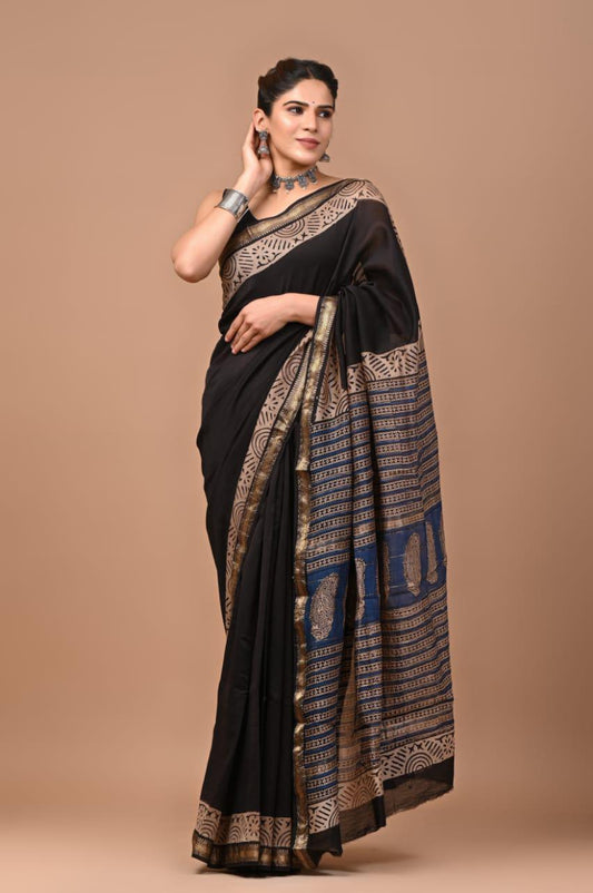 Premium Maheshwari Silk Saree (SWSRMAH51)