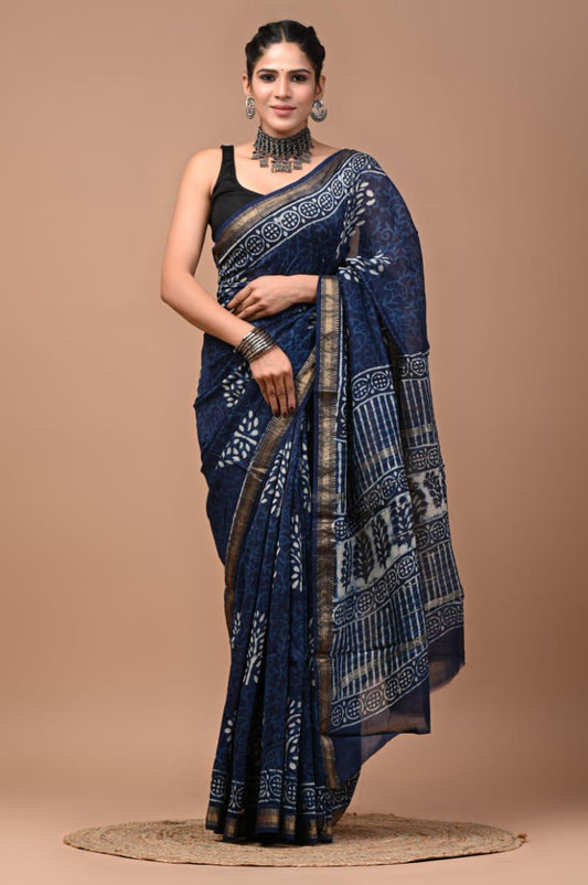 Premium Maheshwari Silk Saree (SWSRMAH52)