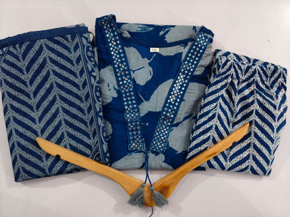 🧶💫New Designer Floral Cotton Suit set collection(WARED468)