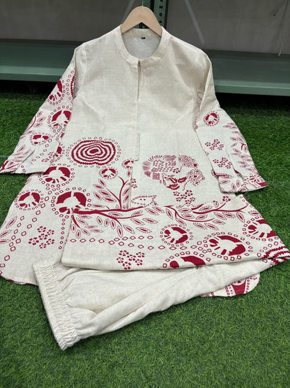 Full COD-SET 2pcs pure cotton flex(WACD144)