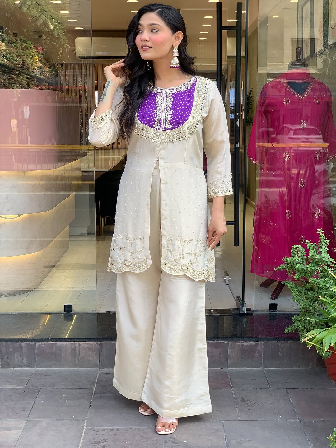 Roman-Silk Coding Sequence Embroidered (WACD164) – Naira Fashion