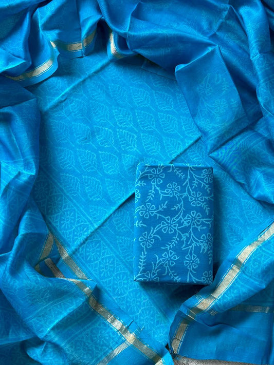 FESTIVE COLLECTION PREMIUM CHANDERI SILK SUITS 01