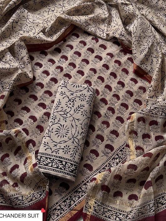 FESTIVE COLLECTION PREMIUM CHANDERI SILK SUITS  04
