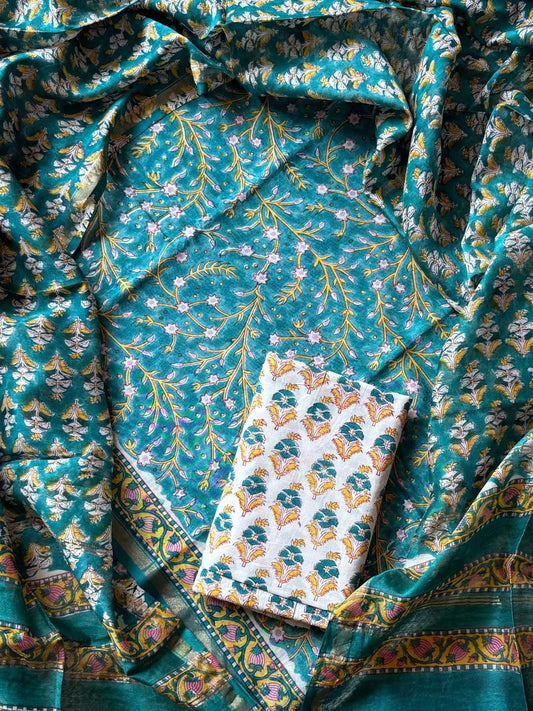 FESTIVE COLLECTION PREMIUM CHANDERI SILK SUITS 07