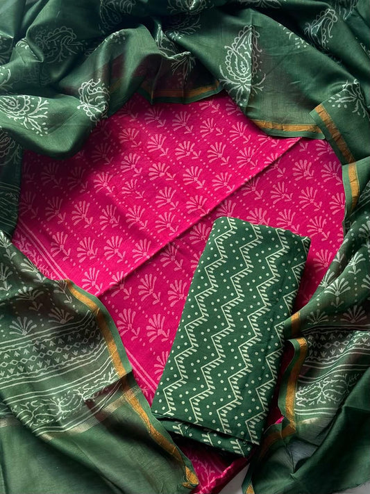 FESTIVE COLLECTION PREMIUM CHANDERI SILK SUITS 34