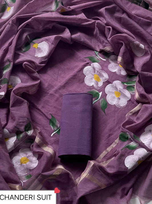 FESTIVE COLLECTION PREMIUM CHANDERI SILK SUITS 01