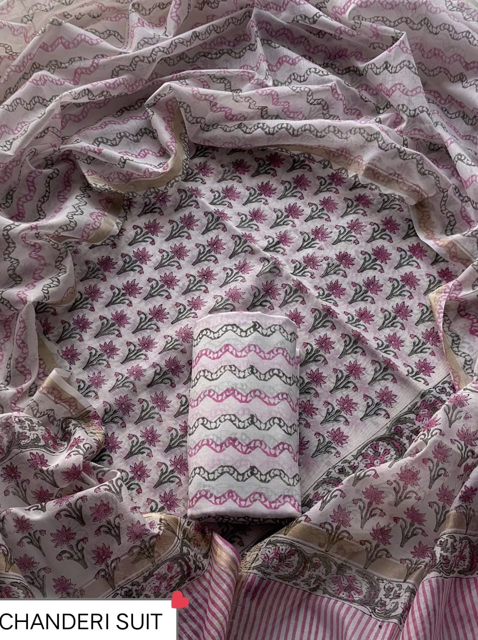 FESTIVE COLLECTION PREMIUM CHANDERI SILK SUITS 03