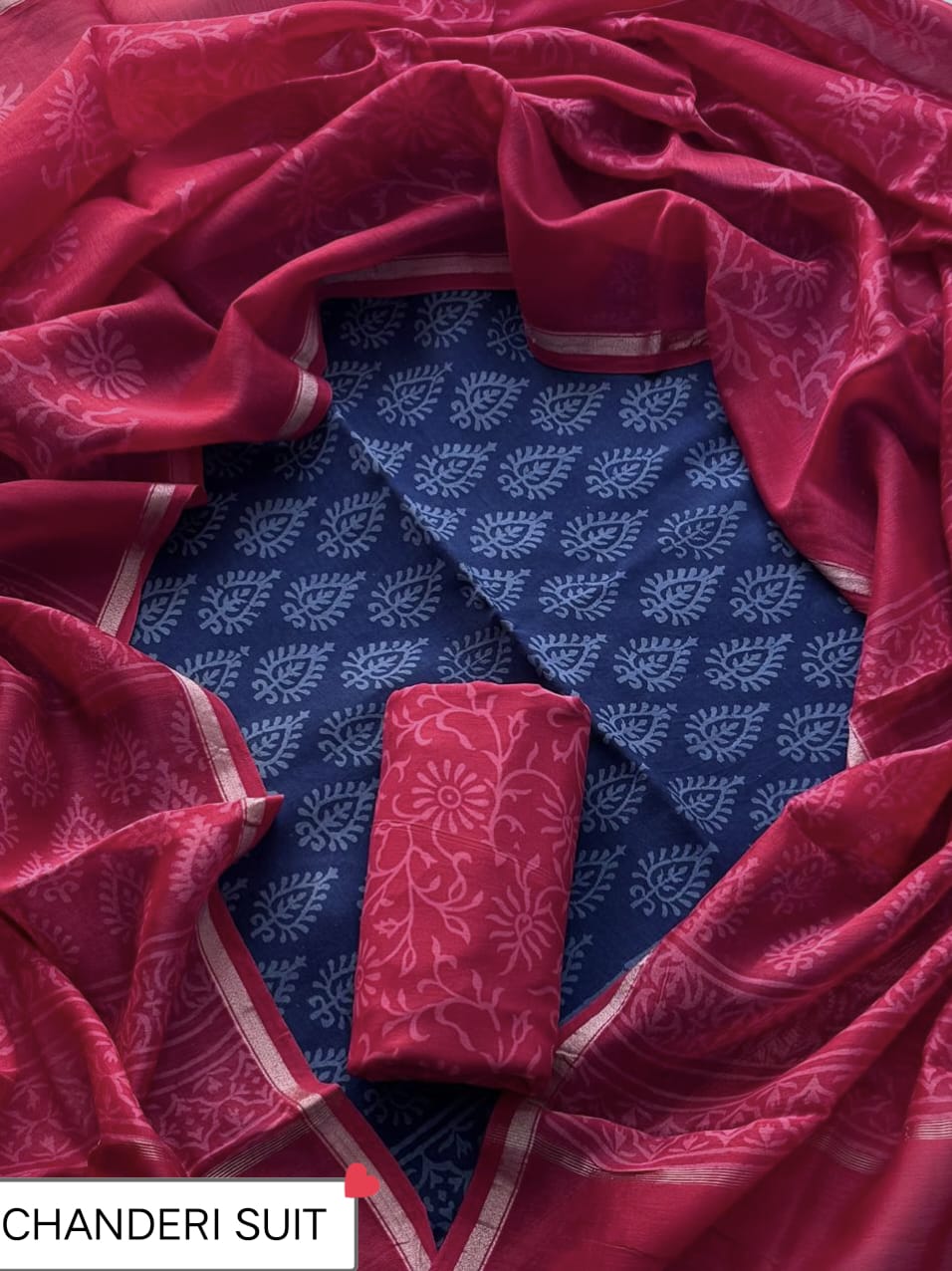 FESTIVE COLLECTION PREMIUM CHANDERI SILK SUITS 06