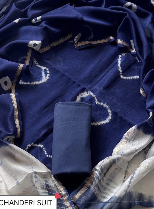 FESTIVE COLLECTION PREMIUM CHANDERI SILK SUITS 36
