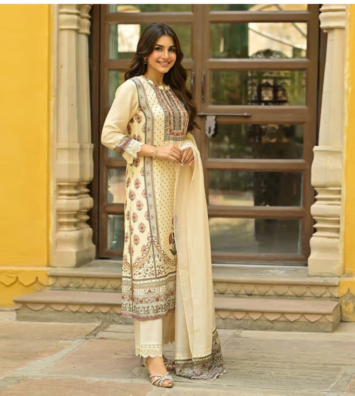 Launching Hema Maliniji's  Special 3 Pcs Kurti Sets In Collaborations with Mahee Jaipur.  (NFRSD03)