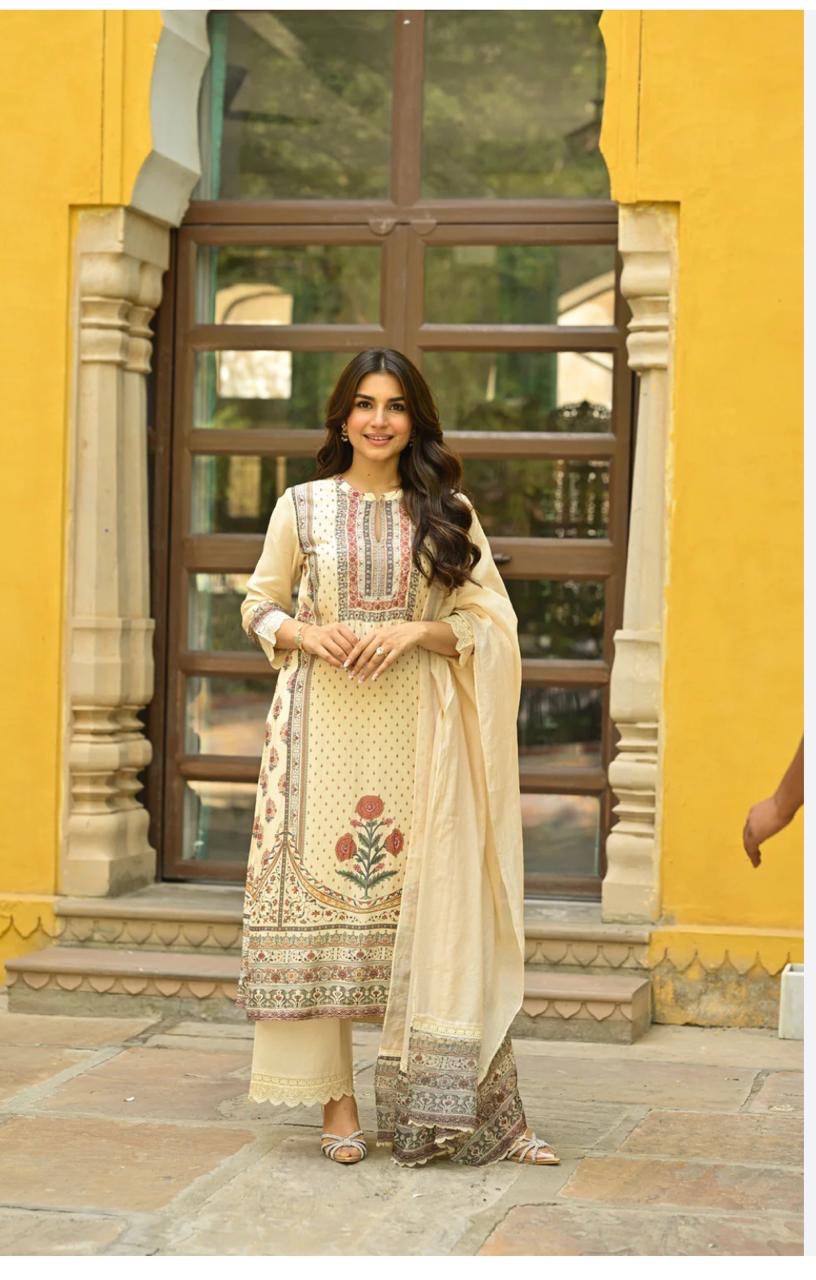 Launching Hema Maliniji's  Special 3 Pcs Kurti Sets In Collaborations with Mahee Jaipur.  (NFRSD03)