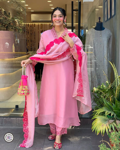 Amazing Beautiful Collection 💞 PAIR OF TOP-BOTTOM DUPATTA (NFRSD04)