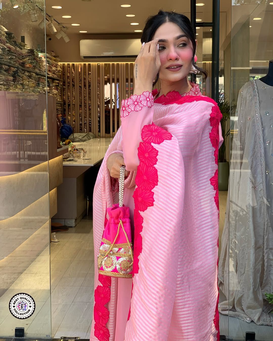 Amazing Beautiful Collection 💞 PAIR OF TOP-BOTTOM DUPATTA (NFRSD04)