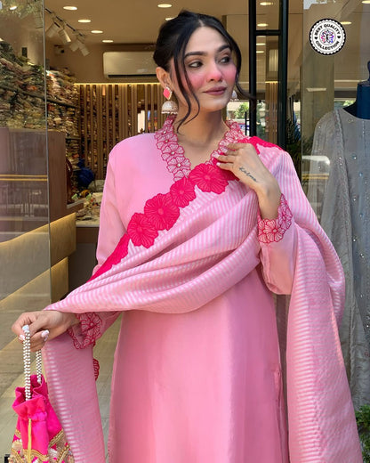 Amazing Beautiful Collection 💞 PAIR OF TOP-BOTTOM DUPATTA (NFRSD04)