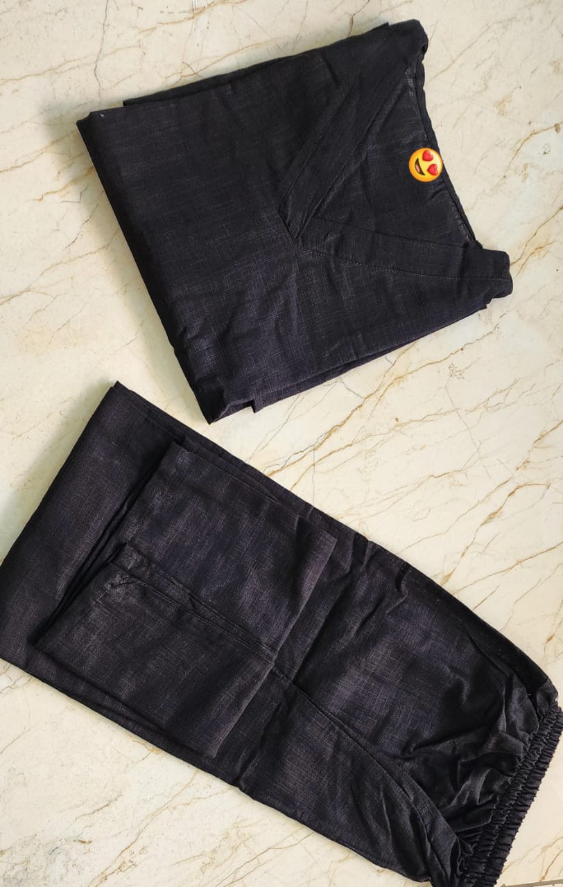 Upgrade your office wear wardrobe with this classy yet chic monochrome pant-set for all day comfort and trendy look🌸🌸 (SWSK12)