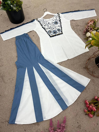This Time we are launching. One of the best beautiful colours cotton 60*60 cord set for Gorgeous ladies (SWSK24)