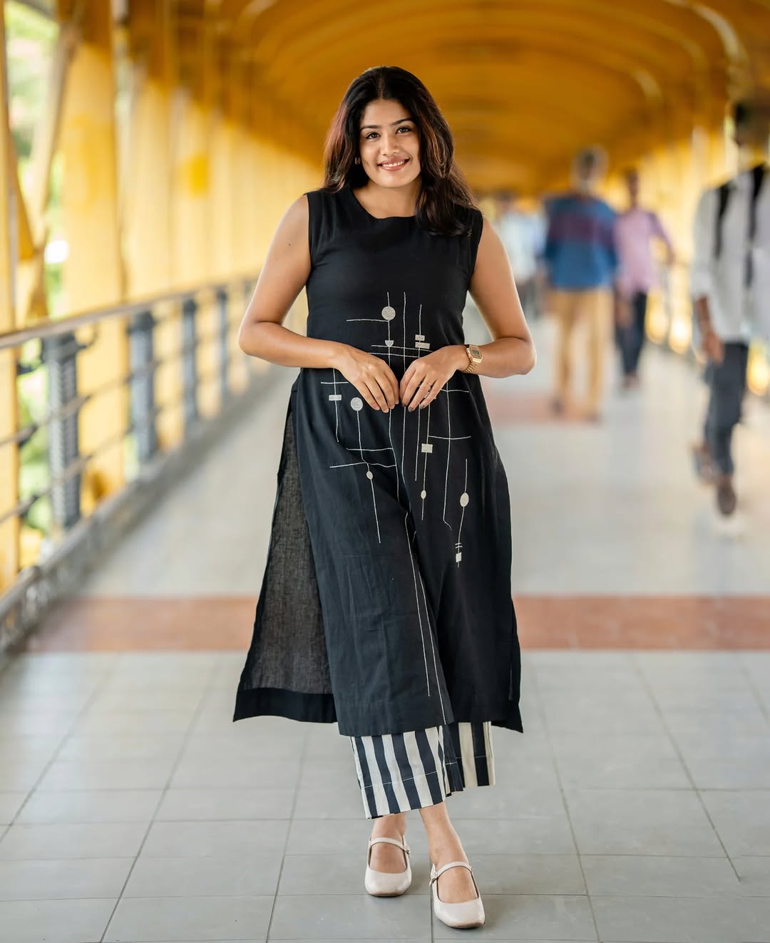 New in the festive  kurta Plazzo set. Get your hands on our beautiful  kurti with intricate embroidery work  perfect for any auspicious occasion. (SWSK29)